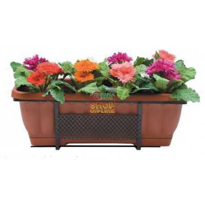 RECTANGULAR BALCONY FLOWERING VASE AND VASE SET CM.50