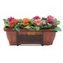 RECTANGULAR BALCONY FLOWERING VASE AND VASE SET CM.50