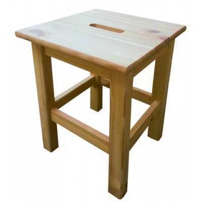 SGABELLO IN LEGNO MODELLO BIG-QUADRO BLINKY CM. 30 X 30 X 44 H. 