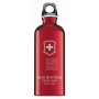 SIGG BOTTIGLIA BORRACCIA IN ALLUMINIO ROSSA SWISS EMBLEM SI