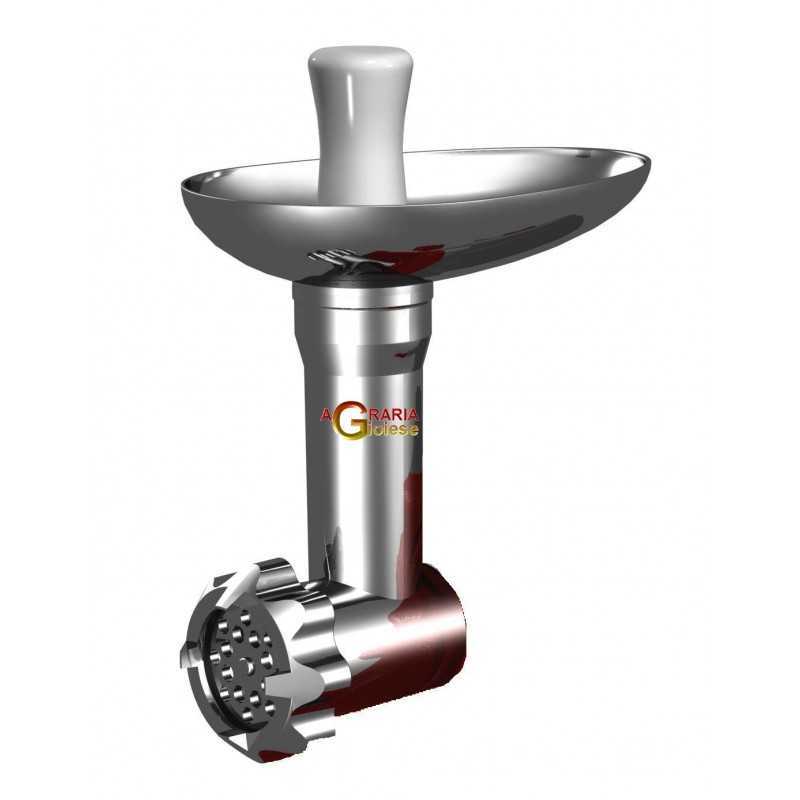 Accessorio Tritacarne Domo Per Robot Da Cucina Serie DO9070KR, Con 3 Disci In Acciaio, Per Carne, Frutta, Verdura