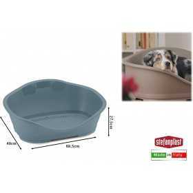 SLEEPER 2 BED FOR DOGS AND SMALL CATS BLUE SIZE STEEL CM.