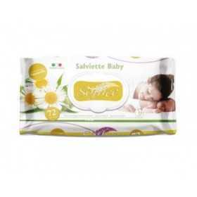 Soft soaked wipes baby chamomile pcs. 72