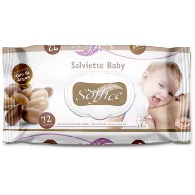 Soffice Salviettine Imbevute baby Olio Di Argon pz. 72 