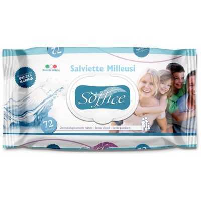 Soft Wipes Soaked Milleusi pcs. 72