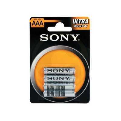SONY BATT. MINI STILO ZINC CHLORIDE BL. 4 PCS.