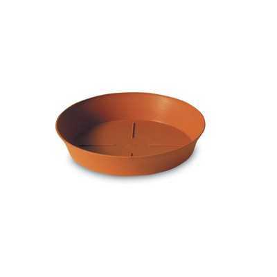 SOTTOVASO IN PLASTICA MARRONE TONDO CM. 18 
