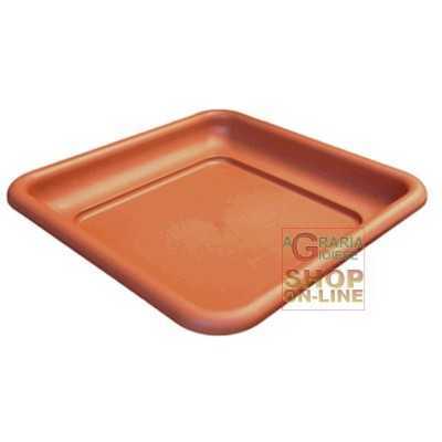 SOTTOVASO IN PLASTICA MAXI CM 30 X 30 X 4,5 H 