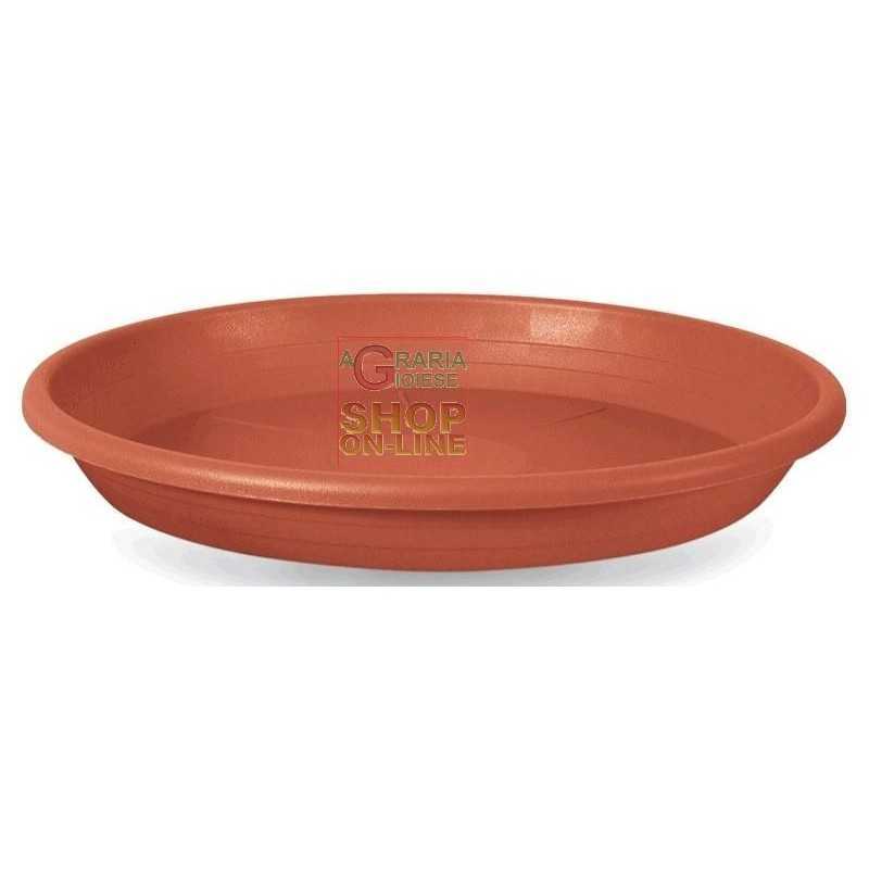 Acquista SOTTOVASO IN PLASTICA OMNIA MARRONE CM
