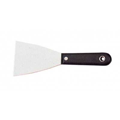 HANDED SPATULA IN POLISHED STAINLESS STEEL MM. 120