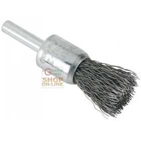 WIRE BRUSH IN HSS CORRUGATED STEEL length 25 mm.