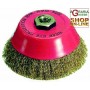 CUP BRUSH CORRUGATED WIRES THREAD 14MA MM. 120