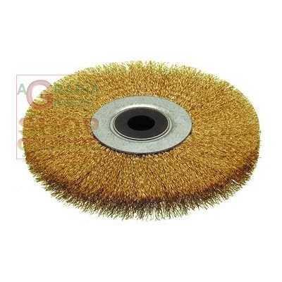 CIRCULAR BRUSH WITH CORRUGATED WIRES HOLE MM. 16 MM. 180X20