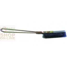 THIN METAL BRUSH WITH LONG STEEL HANDLE