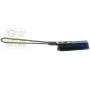 THIN METALLIC BRUSH WITH LONG STAINLESS STEEL HANDLE