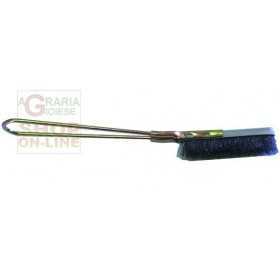 THIN METALLIC BRUSH WITH LONG STAINLESS STEEL HANDLE