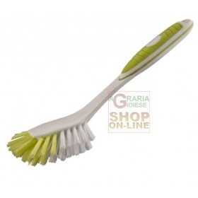 DISHWASHER BRUSH WITH SOFT TOUCH HANDLE