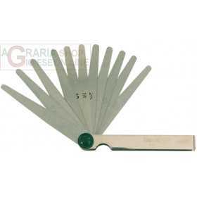 METAL THICKNESS GAUGE WITH 13 BLADES ART.2571-1