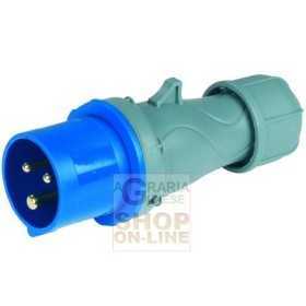 SPINA INDUSTRIALE CEE IP44-220V 2P CON T 16A ART. 9213 