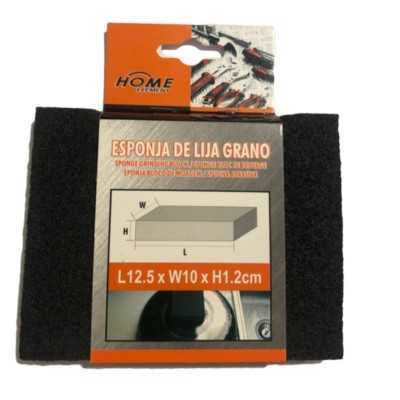 BLACK ABRASIVE SPONGE CM. 12.5x10x1.2