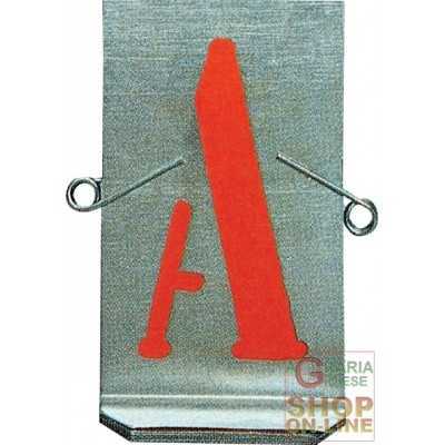 PERFORATED STAMPS 22 LETERS MM. 40