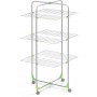 CLOTHES RACK TOWER 3 PIECES MERCURY FOLDABLE WITH WHEELS