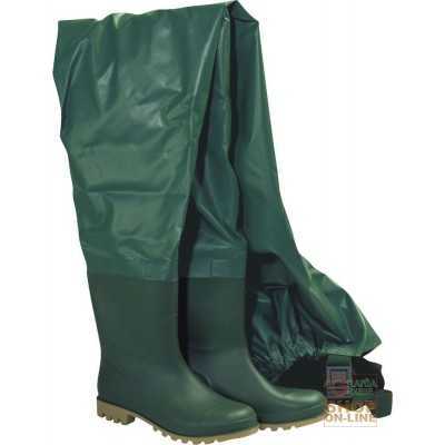 PVC HULL BOOT WITH GREEN PARA SOLE TG 39 47