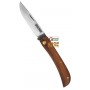 STOCKER FOLDING HUNTING KNIFE M WOOD HANDLE STAINLESS BLADE CM.