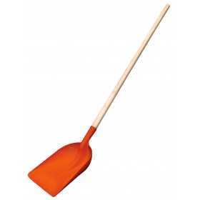 PLASTIC SHOVEL STOCKER FOR SNOW AND WHEAT WITH WOODEN HANDLE