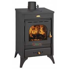 WOOD AND COAL STOVE IN HIGH THICKNESS STEEL MODEL KIR9 / 12KW