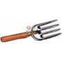 GARDEN TOOL WITH WOOD HANDLE FORK 4 TEETH ART.G504 / 3