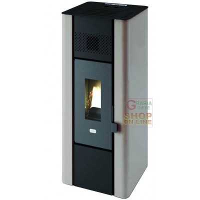 PELLET STOVE MINIMUM FIRE POINT KW 6.3 (BR) WHITE