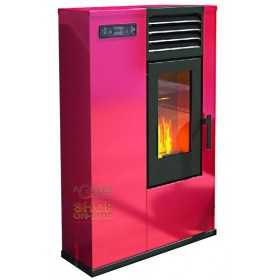 PELLET STOVE FIRE POINT SUSY SLIM KW. 7.5 (BR) RED