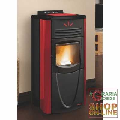 STUFA PELLET GRAZIOSA KW 8,0 BORDEAUX 