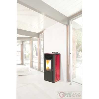 KING IDRO PELLET STOVE KW15 BORDEAUX