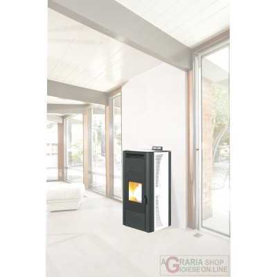 KING IDRO KW24 PELLET STOVE WHITE