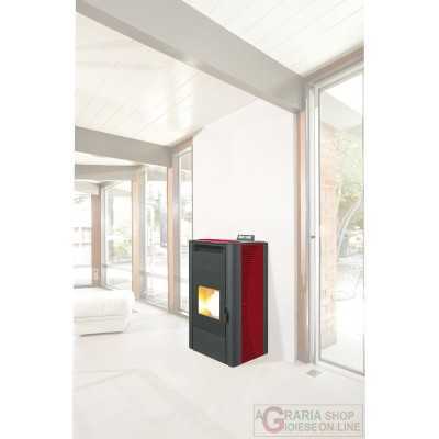 PELLET STOVE KING IDRO KW24 BORDEAUX