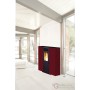 STUFA PELLET KING SLIM 6 BORDEAUX 