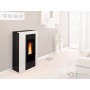 PELLET STOVE KW. 9 WHITE DUCTED ILENIA