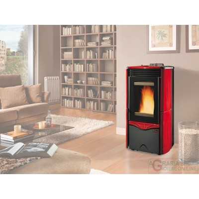 PELLET STOVE KW.14 DUCHESSA IDRO CERAM.BORD.