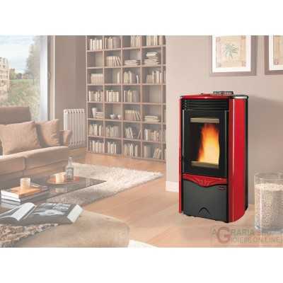 STUFA PELLET KW.14 DUCHESSA IDRO STEEL BORD. 