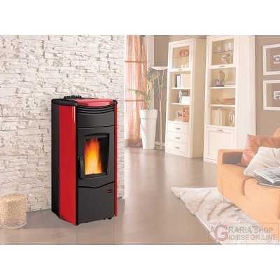 STUFA PELLET KW.15,4 MELINDA IDRO STEEL BORD. 