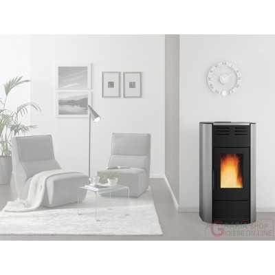 STUFA PELLET KW.20,3 RAFFAELLA IDRO ARGENTO 