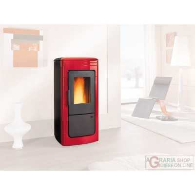 PELLET STOVE KW.25 LILIANA IDRO BORDEAUX