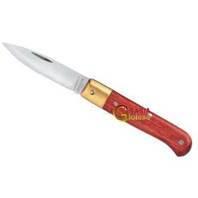 AUSONIA COLTELLO CALABRESE MANICO IN LEGNO CM. 18 