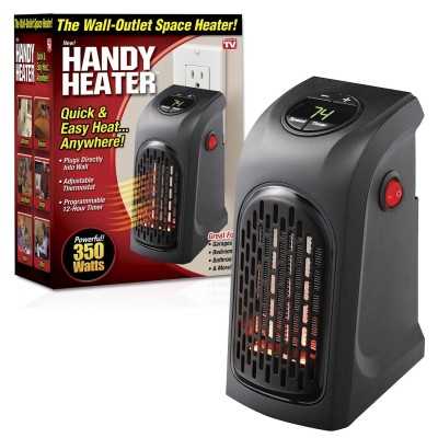 STOVE PORTABLE ELECTRIC HEATER LOW CONSUMPTION 350W ADJUSTABLE