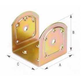 SUPPORTO STAFFA AD U IN ACCIAIO TROPICALIZZATO ART.761 MM. 60 X