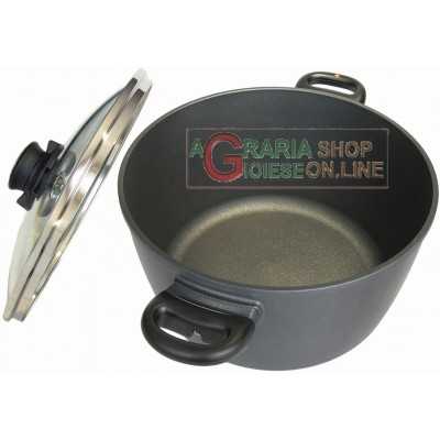 SWISS DIAMOND SAUCE WITH LID DIAMETER 28CM