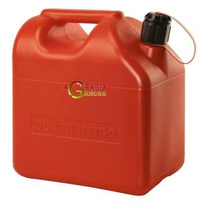 RED PLASTIC TANK FOR FUEL APPROVED LT. 10