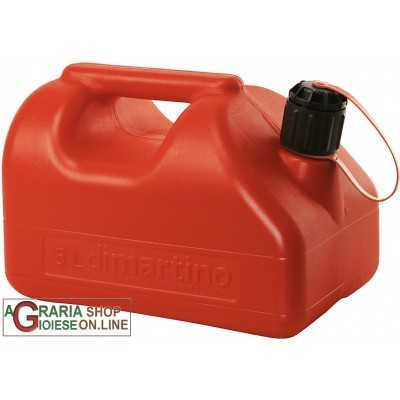RED PLASTIC TANK FOR FUEL APPROVED LT. 5